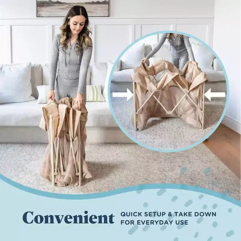 Portable Playard - Taupe