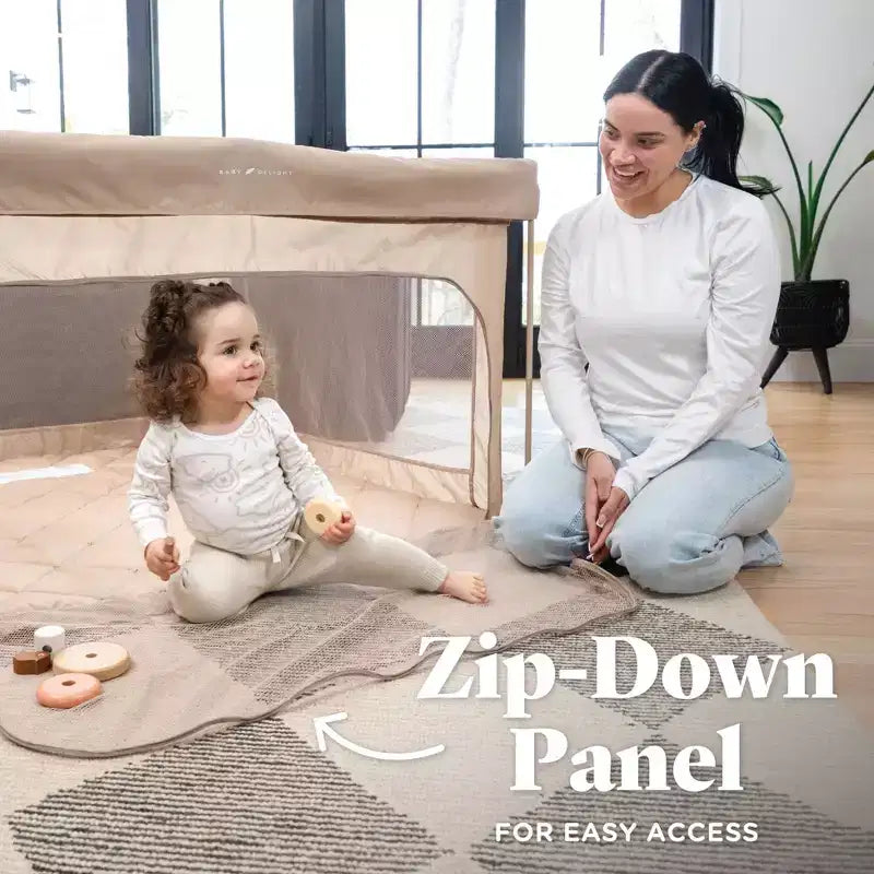 Portable Playard - Taupe