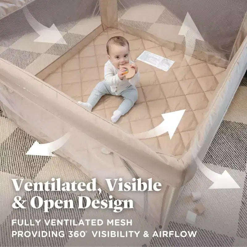 Portable Playard - Taupe