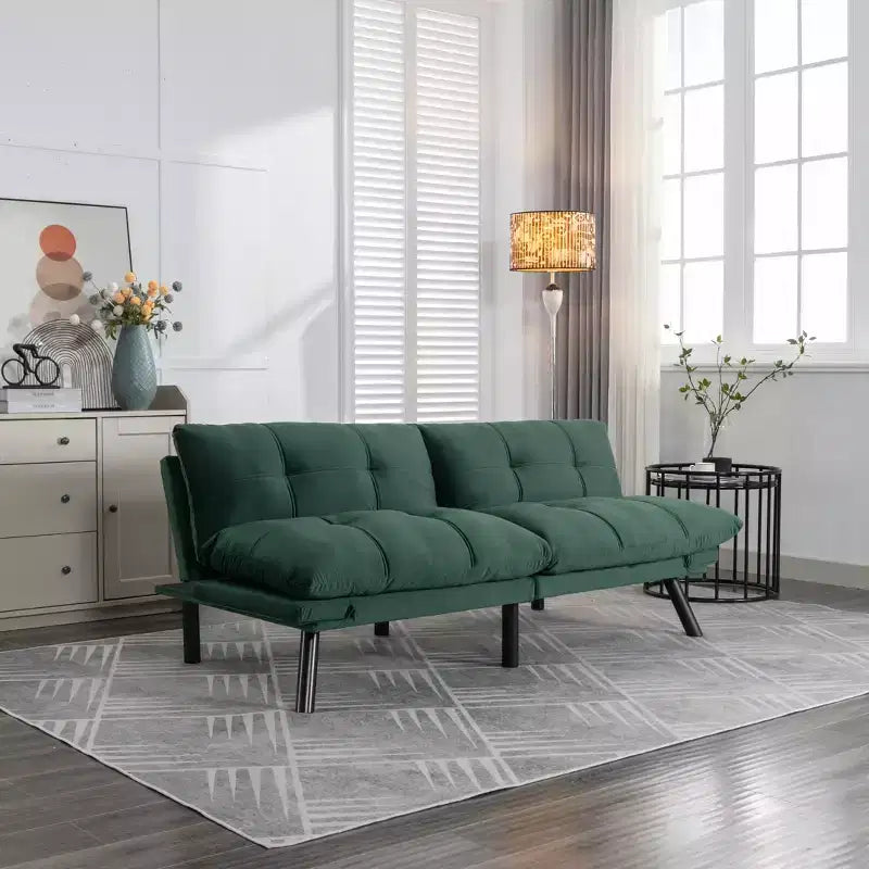 Convertible Folding Modern Sofa Bed - Green
