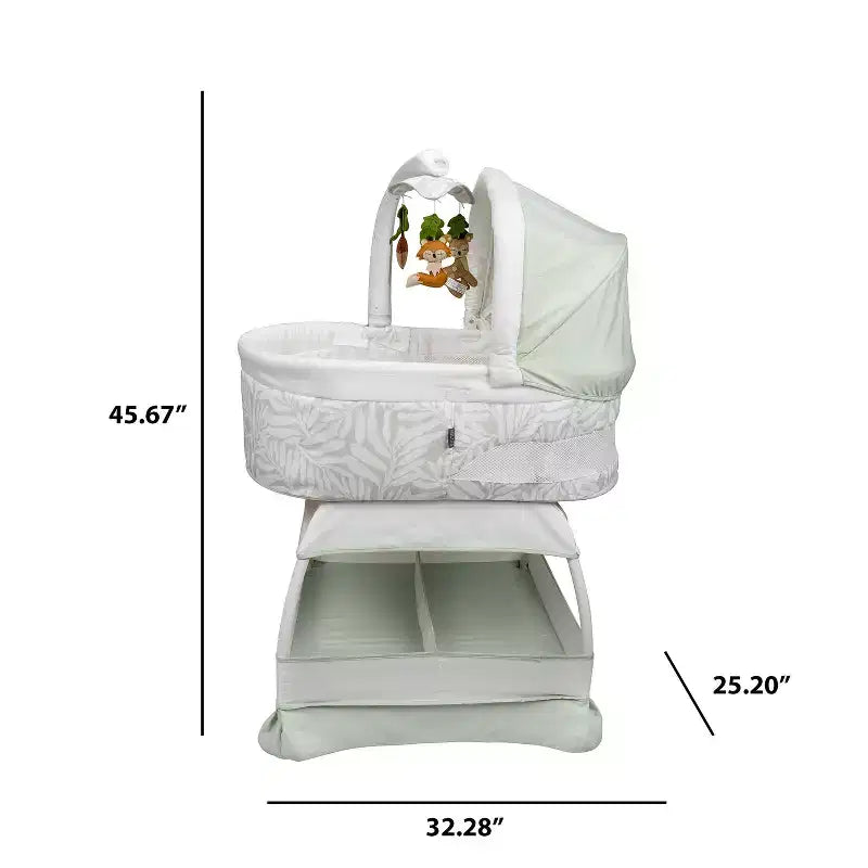 Bassinet with Cry Recognition, Soothing Music, Vibration and Night Light