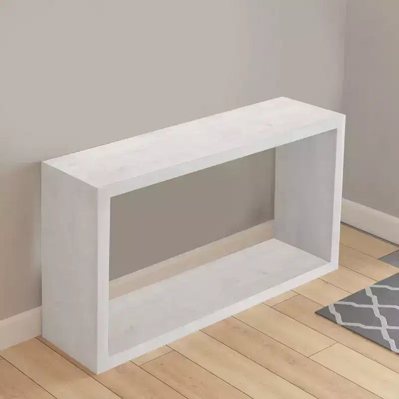 Mango Wood Handcrafted Open Frame Sofa Console Table, 52 Inch