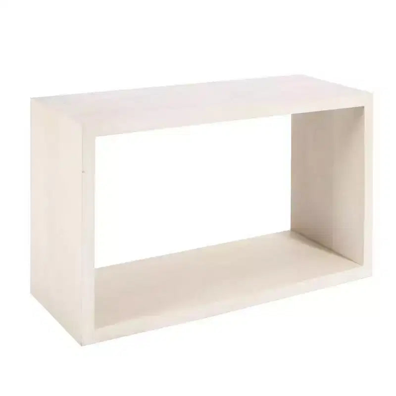 Mango Wood Handcrafted Open Frame Sofa Console Table, 52 Inch