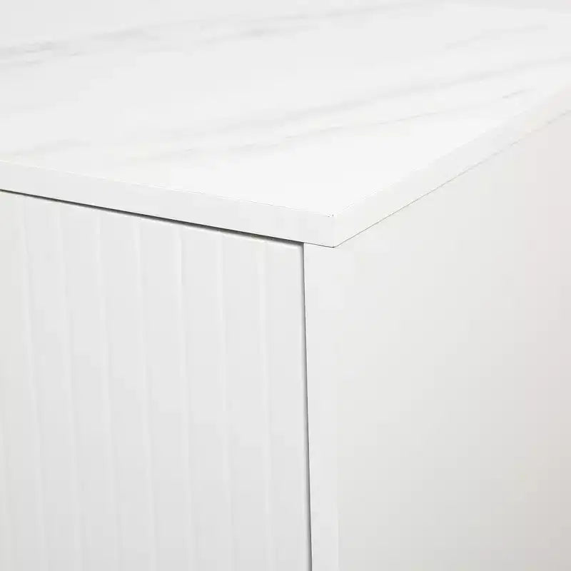 60" Modern Sideboard Buffet Cabinet with Adjustable Shelves and Doors