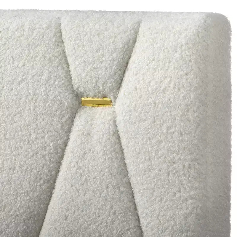 Boucle Queen Platform Bed