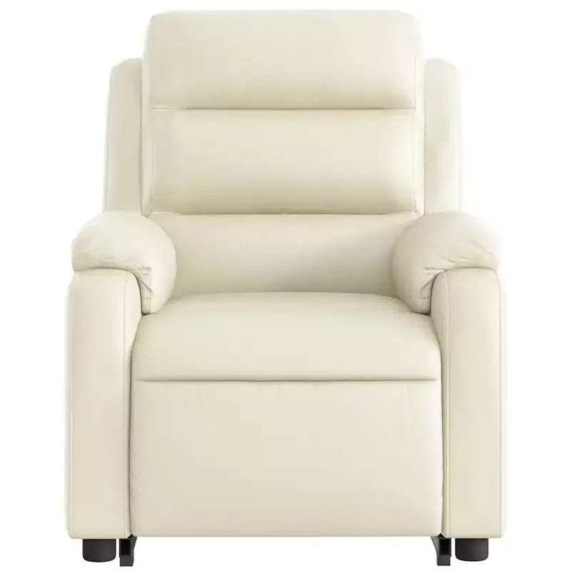 Stand Up Massage Recliner Chair, Black Faux Leather with Power Lift Mechanism