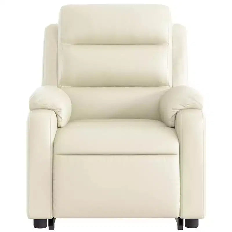 Stand Up Massage Recliner Chair, Black Faux Leather with Power Lift Mechanism