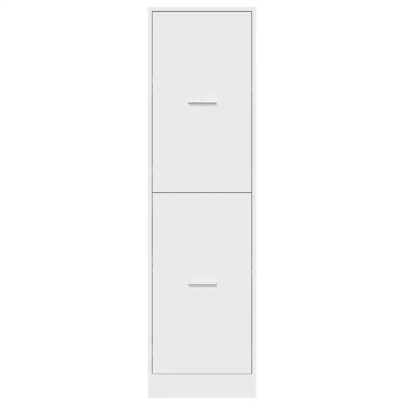 Apothecary Cabinet, White Engineered Wood, Medium
