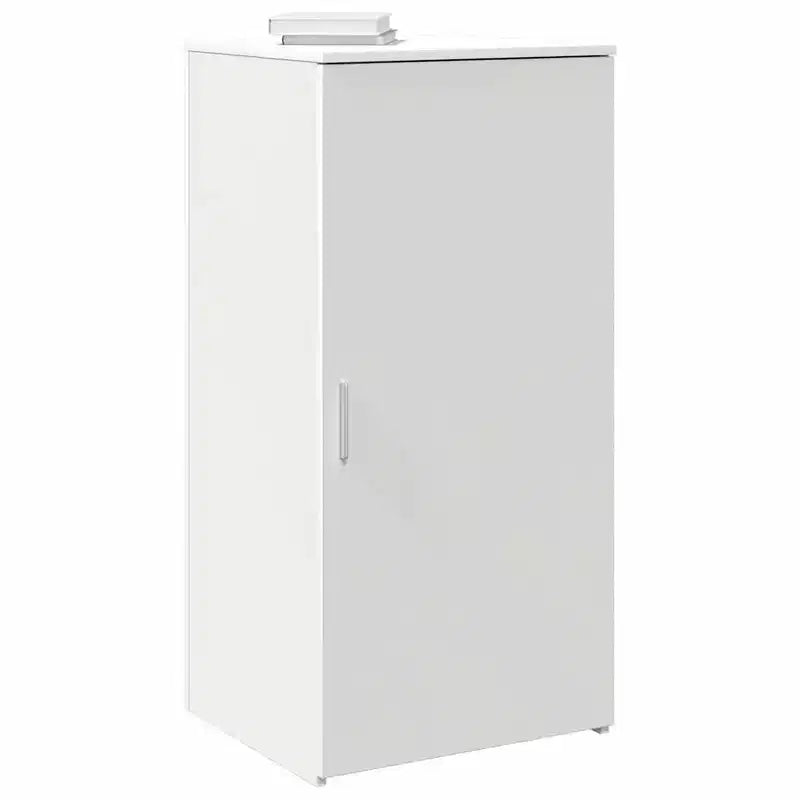 Storage Cabinet, White Engineered Wood, Medium