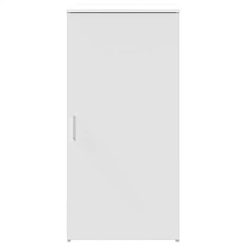 Storage Cabinet, White Engineered Wood, Medium