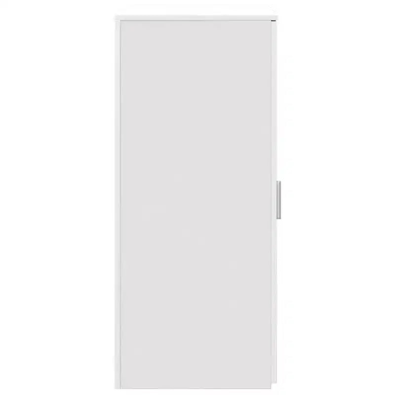 Storage Cabinet, White Engineered Wood, Medium