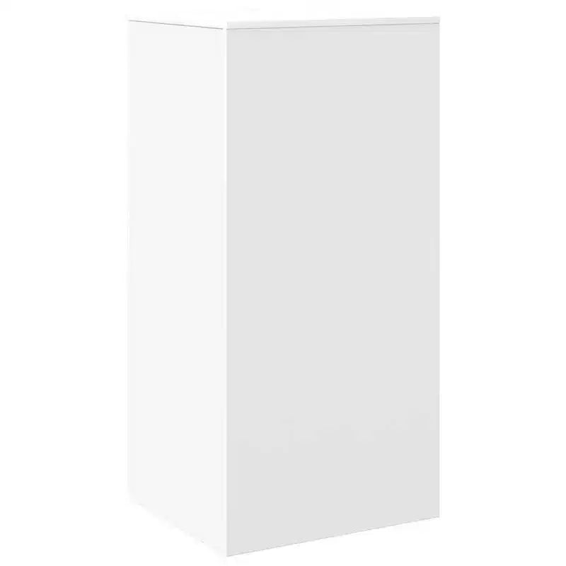 Storage Cabinet, White Engineered Wood, Medium
