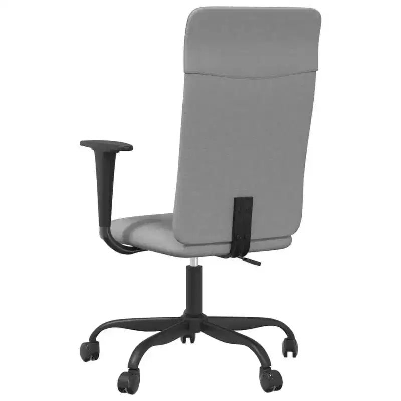 Office Chair Light Grey Fabric, Metal, Plywood