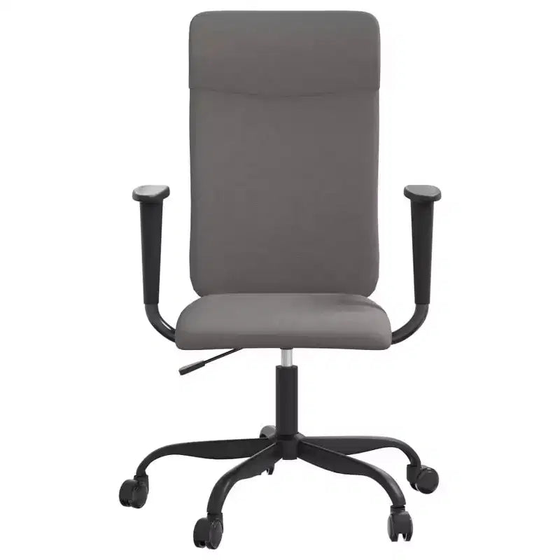 Office Chair Light Grey Fabric, Metal, Plywood