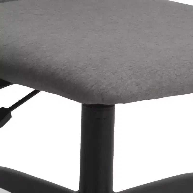 Office Chair Light Grey Fabric, Metal, Plywood