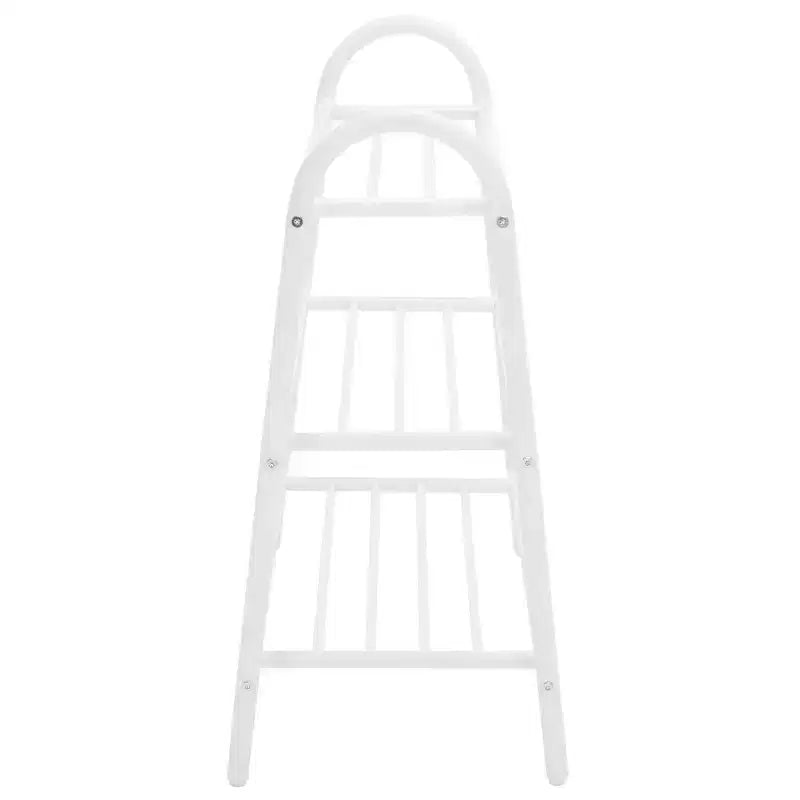 3-Shelf Storage Shoe Rack - White