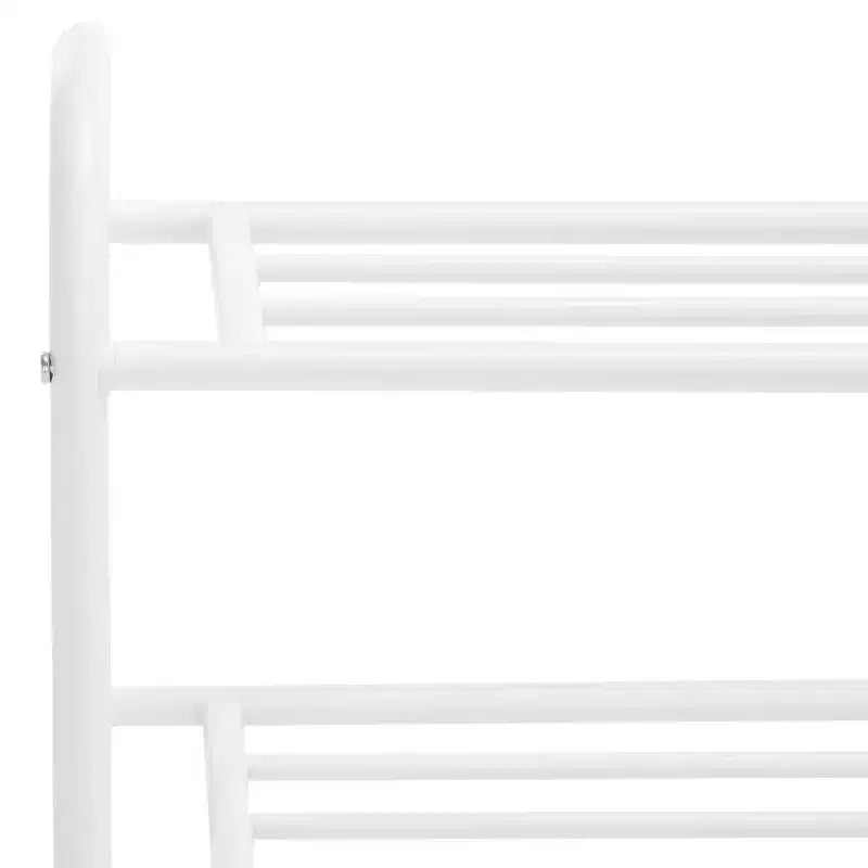 3-Shelf Storage Shoe Rack - White