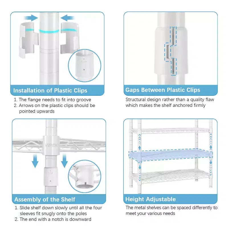 Extra Large Portable Closet Rack for Hanging Clothes, Freestanding Wardrobe Closet, Metal Bedroom Storage Organizer