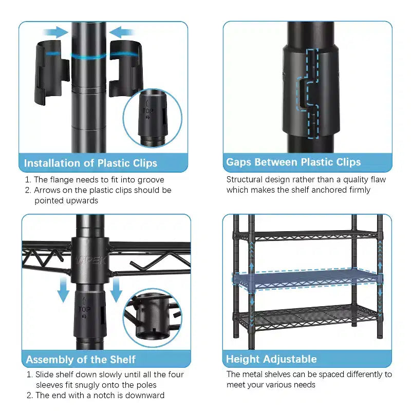 Extra Large Portable Closet Rack for Hanging Clothes, Freestanding Wardrobe Closet, Metal Bedroom Storage Organizer