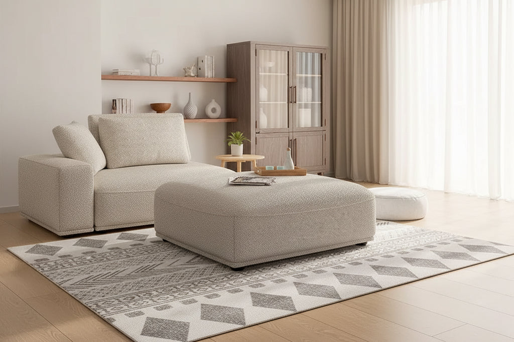 Modern Modular Square Ottoman