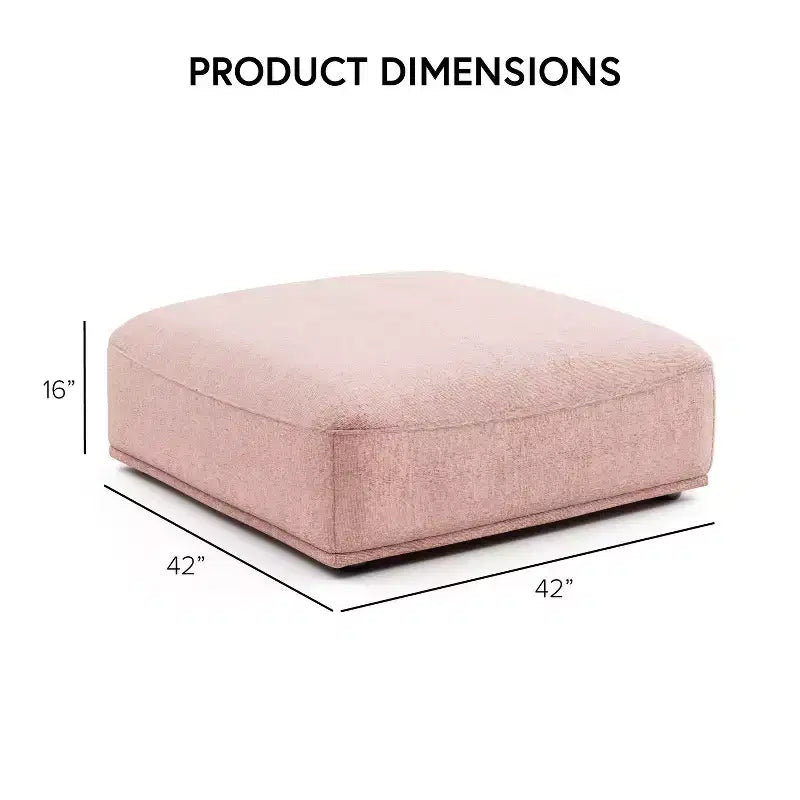 Modern Modular Square Ottoman